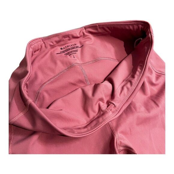 Athleta Leggings Women’s L Pink Ultimate Stash Pocket Tight Pockets 26” Crop - Picture 8 of 14